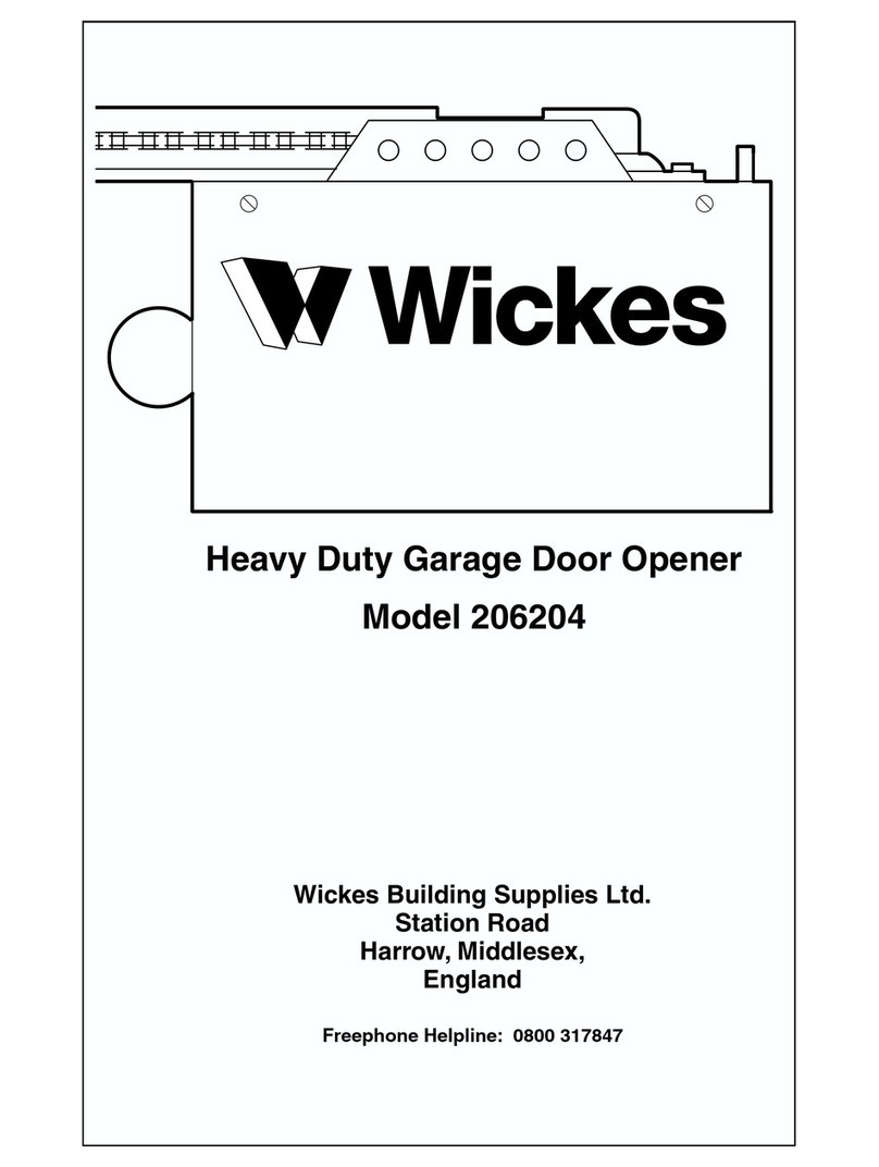Wickes 206204 manual