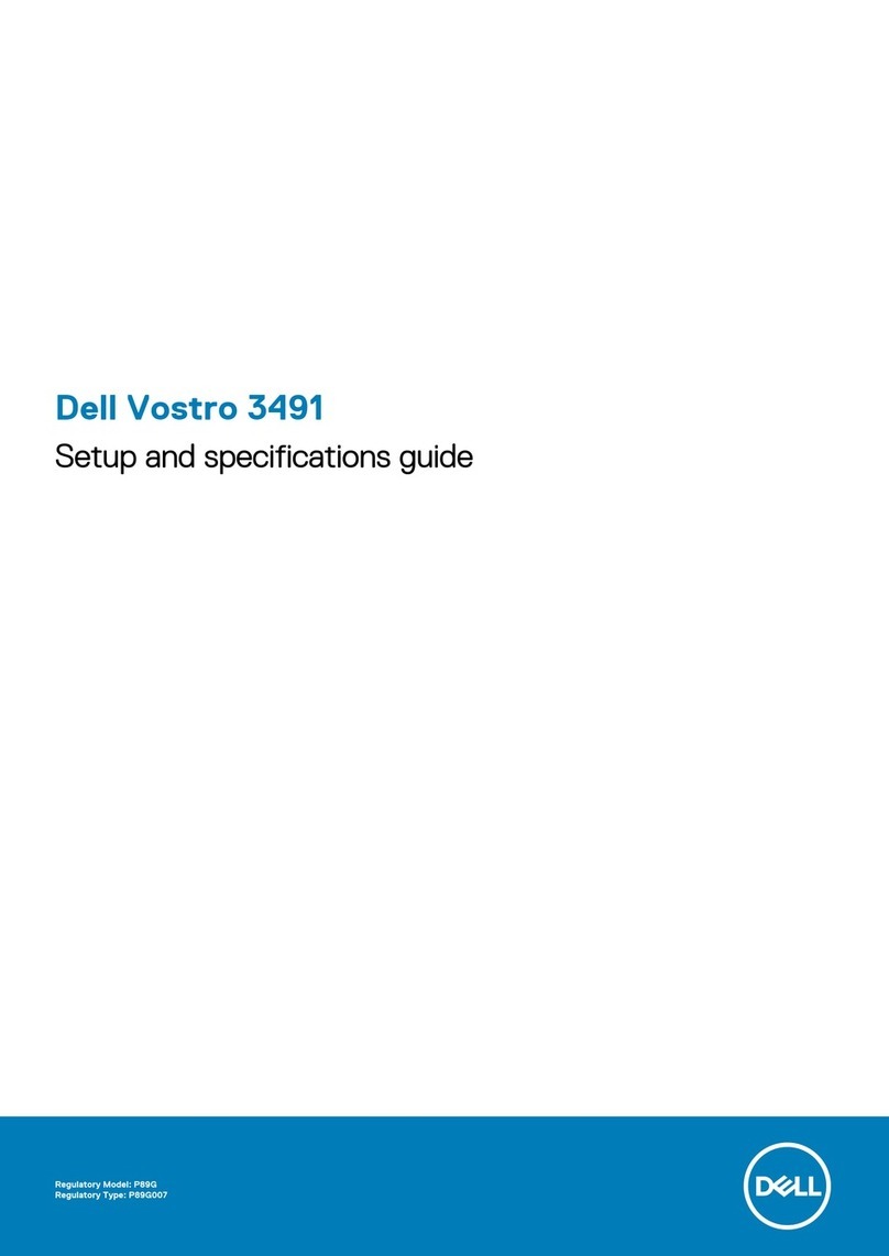 Dell Vostro 3491 Setup and specifications guide