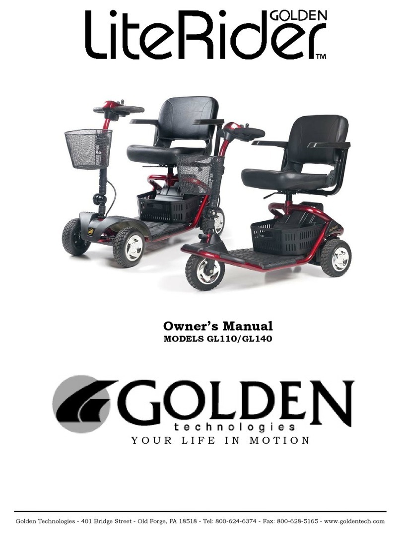 GOLDEN LITERIDER GL110 owner's manual