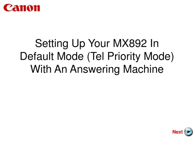 Canon Your MX892 User instructions