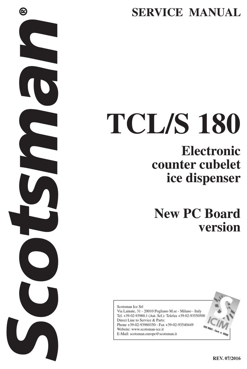 Scotsman TCL/S 180 User manual