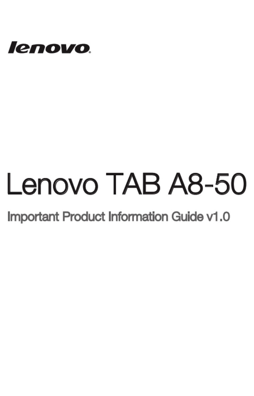Lenovo TAB A8-50 User manual Lenovo TAB A8-50 User manual