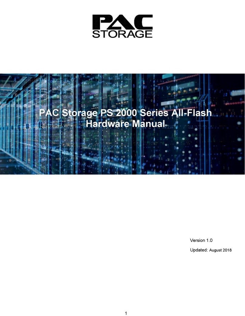 PAC STORAGE PS 2024 Hardware manual