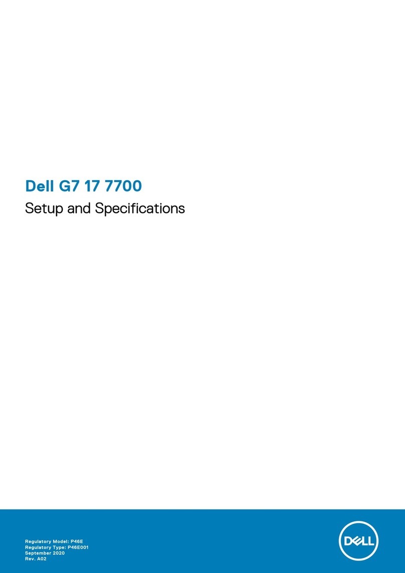 Dell G7 17 7700 Operation and maintenance manual