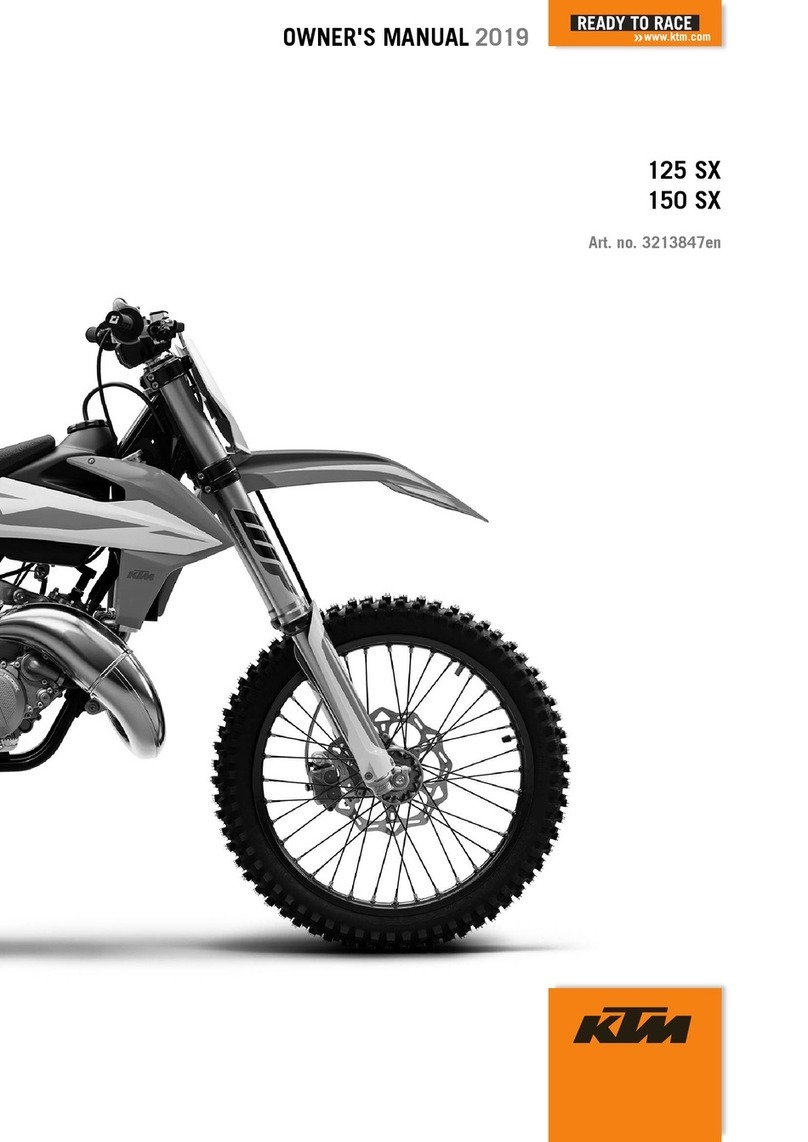 KTM 125 SX 2019 owner's manual