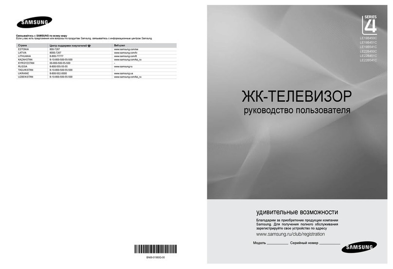 Samsung LE19B450C User manual