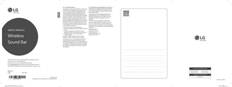 LG SJ4R Specification sheet