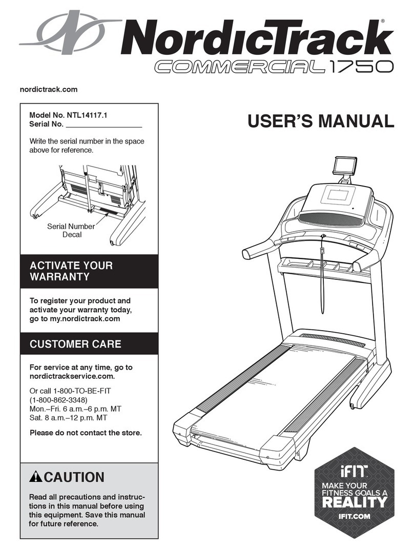NordicTrack NTL14117.1 User manual