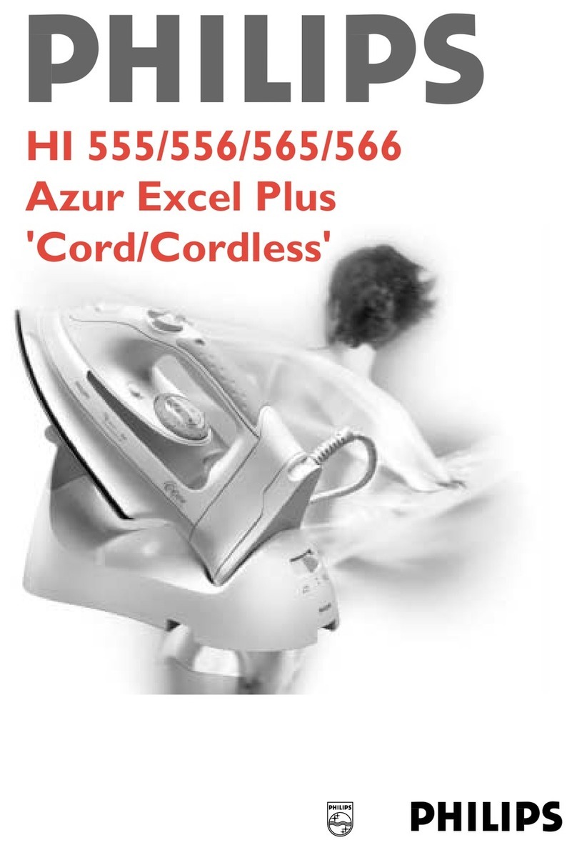 Philips Azur Excel Plus HI556 User manual Philips Azur Excel Plus HI556 User manual