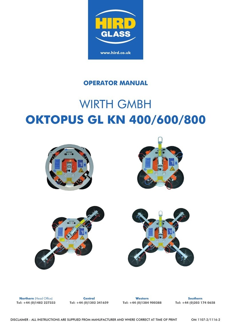 WIRTH OKTOPUS GL KN 400 Operator's manual