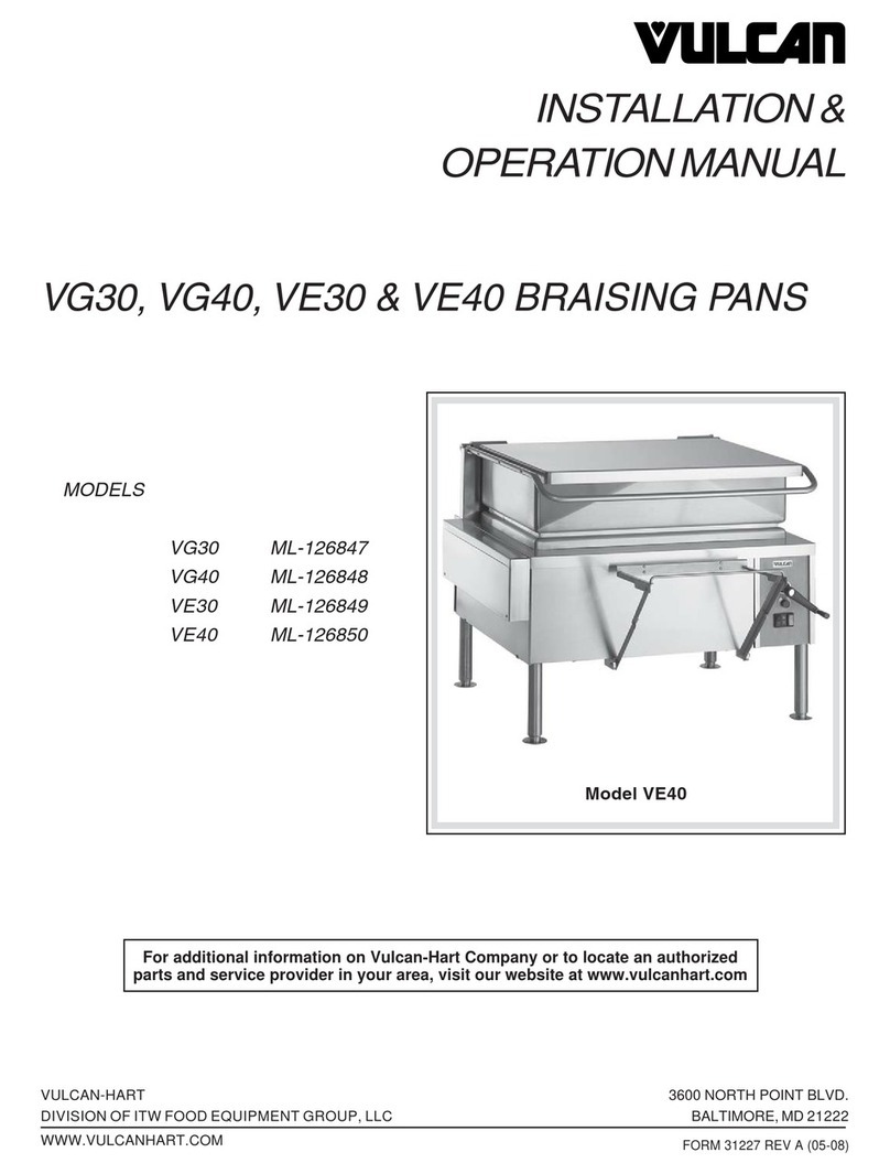 ITW Food Equipment Group Vulcan VG30 User manual