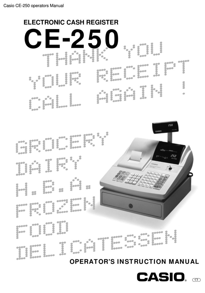 Casio CE-250 Assembly instructions