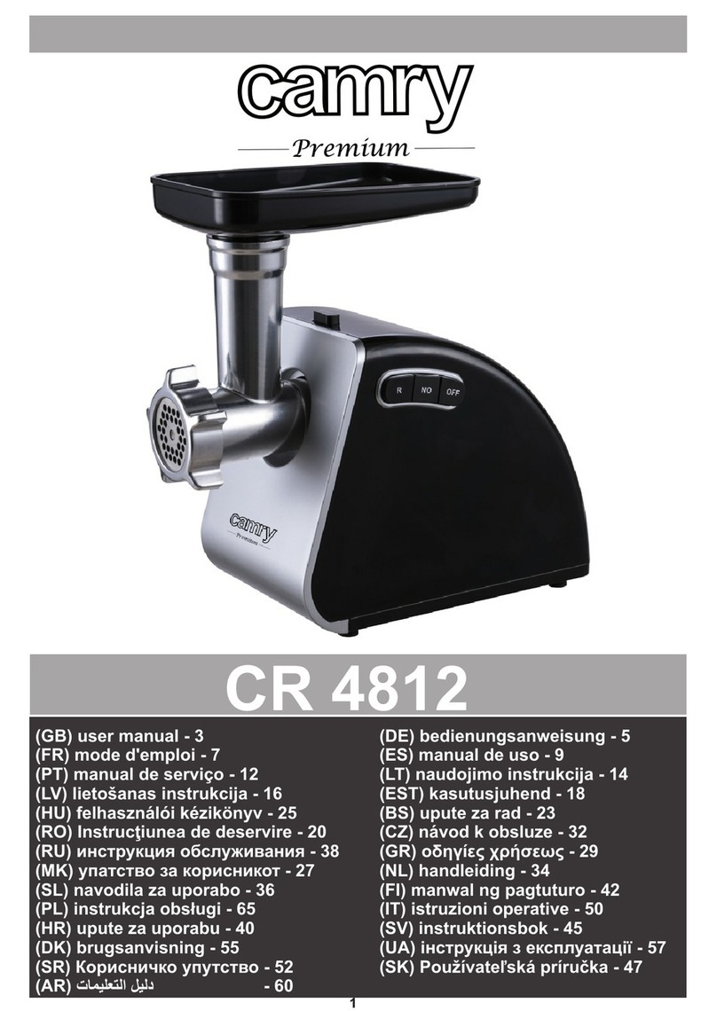 camry Premium CR 4812 user manual