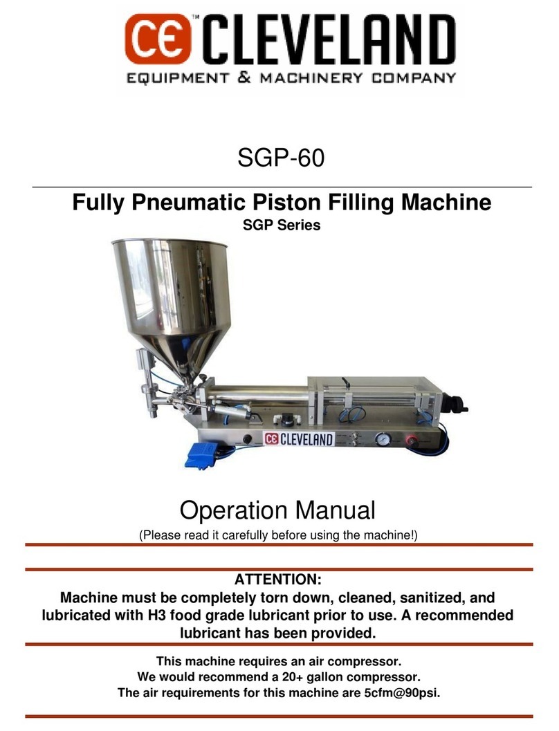 Cleveland SGP-60 Operation manual Cleveland SGP-60 Operation manual