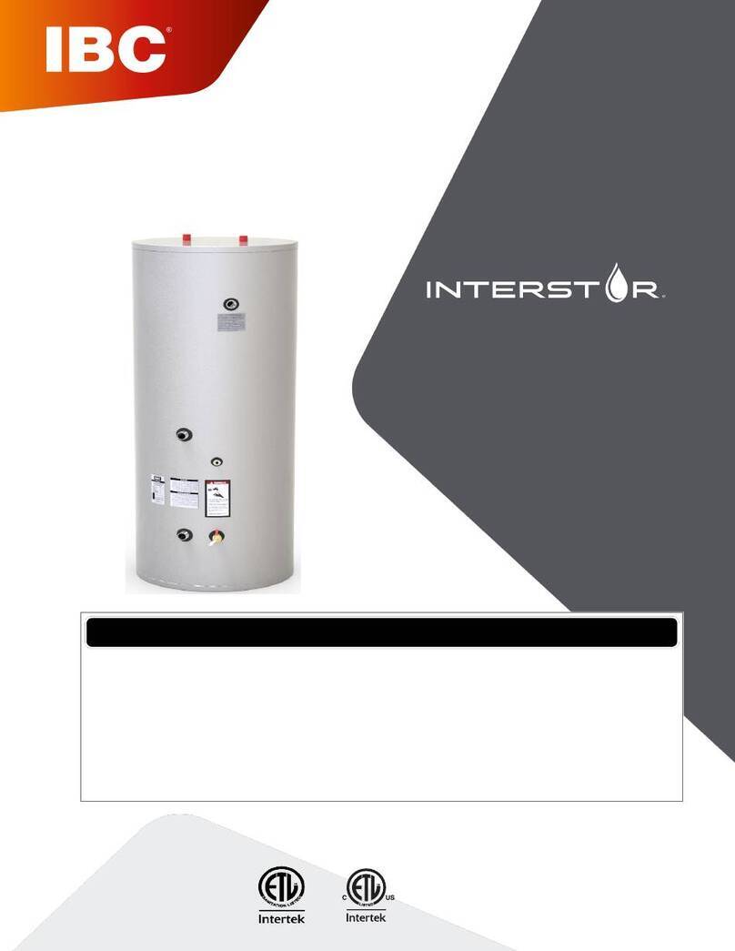 IBC INTERSTAR IWT Series Installation & operating manual