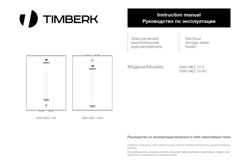 Timberk SWH ME2 10 V User manual