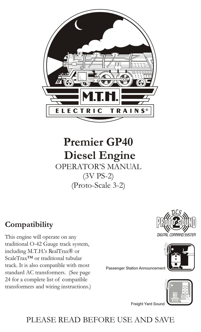 MTHTrains PREMIER GP-40 DIESEL ENGINE User manual