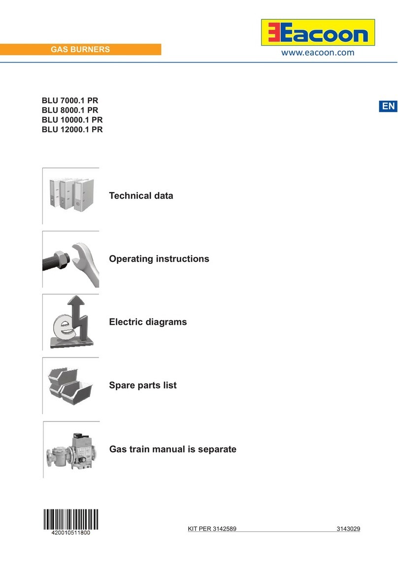Ecoflam BLU 8000.1 PR User manual Ecoflam BLU 8000.1 PR User manual