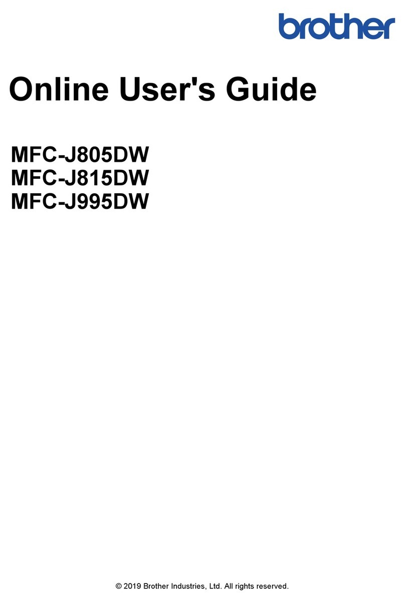 Brother MFC-J815DW Technical manual Brother MFC-J815DW Technical manual