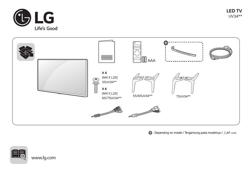 LG UV34** User manual