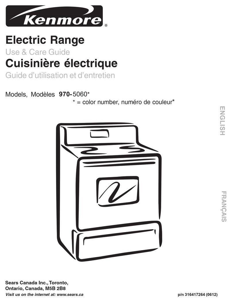 Kenmore 970-5060 Series Use & care guide