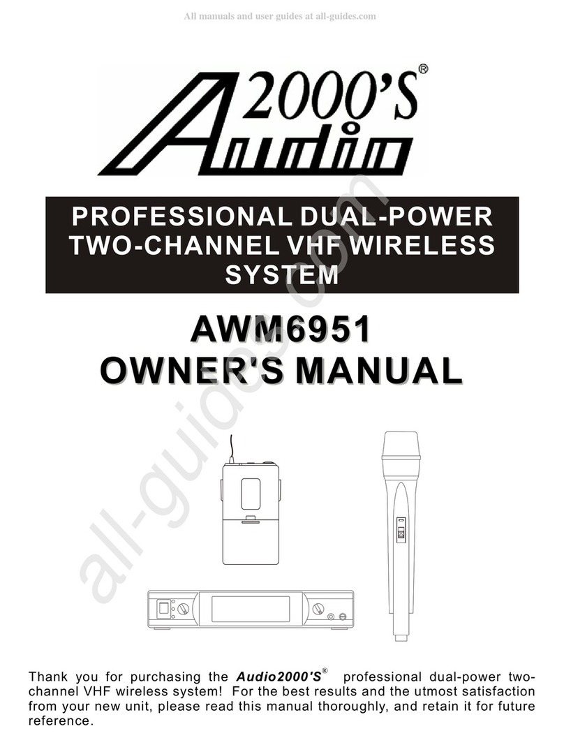 Audio2000's AWM6951 User manual