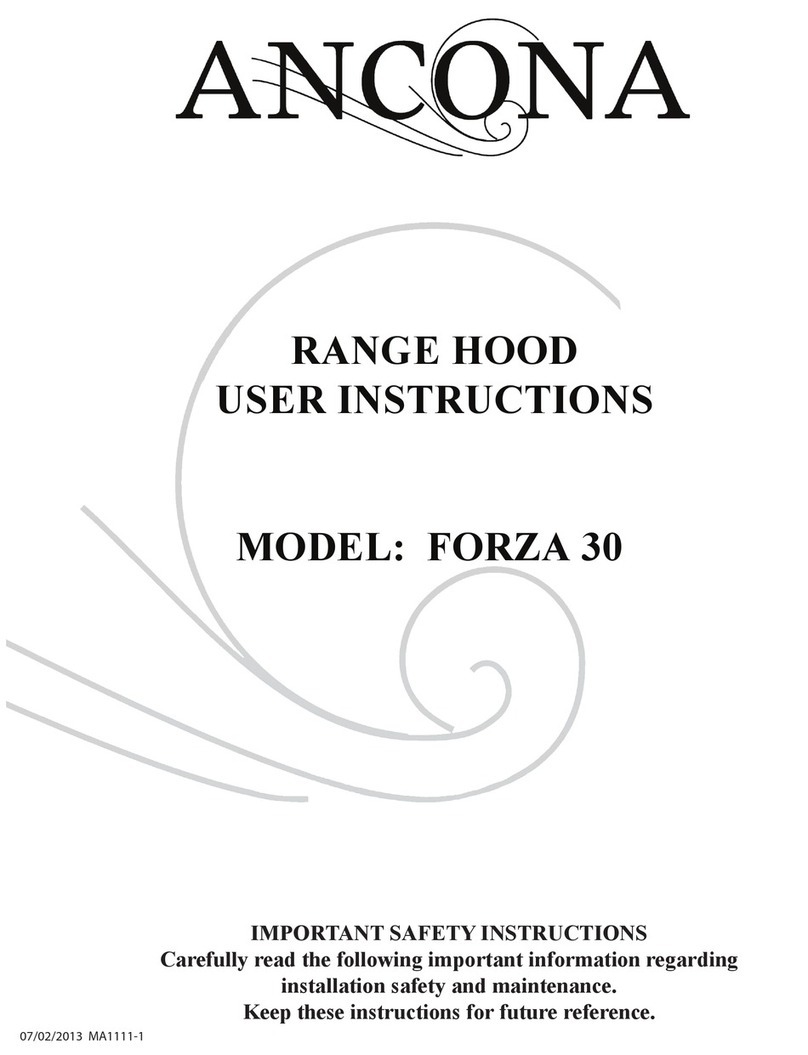 Ancona FORZA 30 User manual Ancona FORZA 30 User manual
