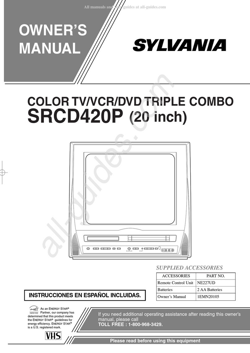 Sears Sylvania SRCD420P owner's manual