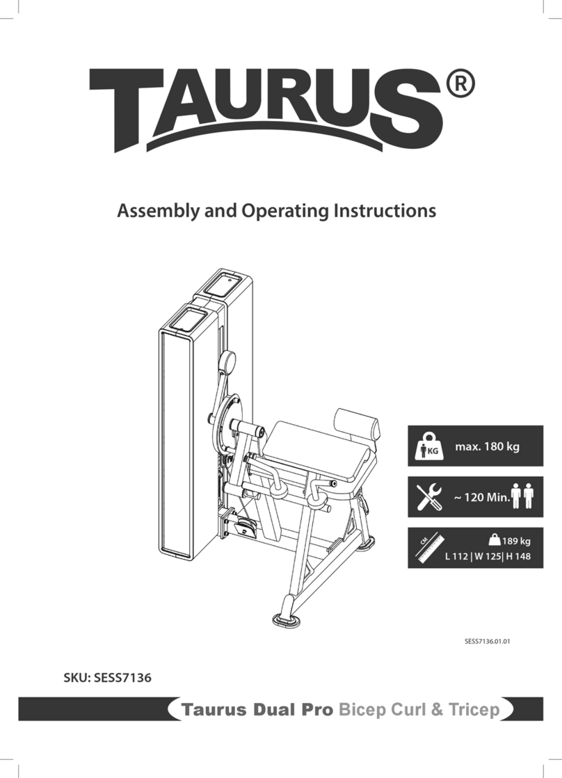 Taurus Dual Pro Bicep Curl & Tricep User manual