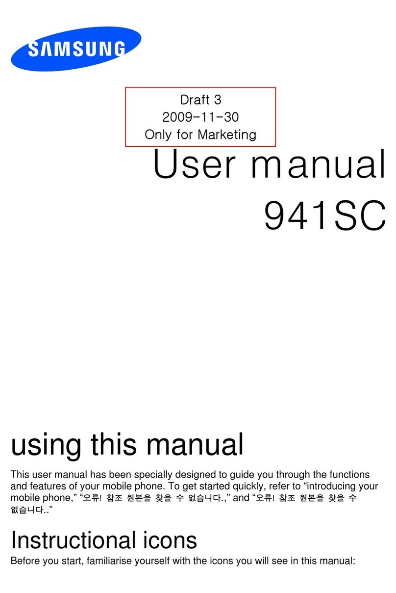 Samsung 941SC User manual