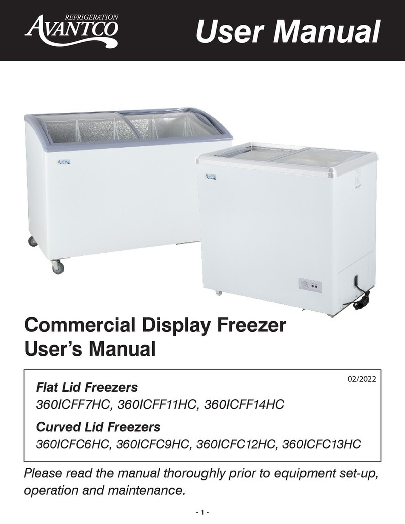 Avantco 360ICFF7HC user manual Avantco 360ICFF7HC user manual
