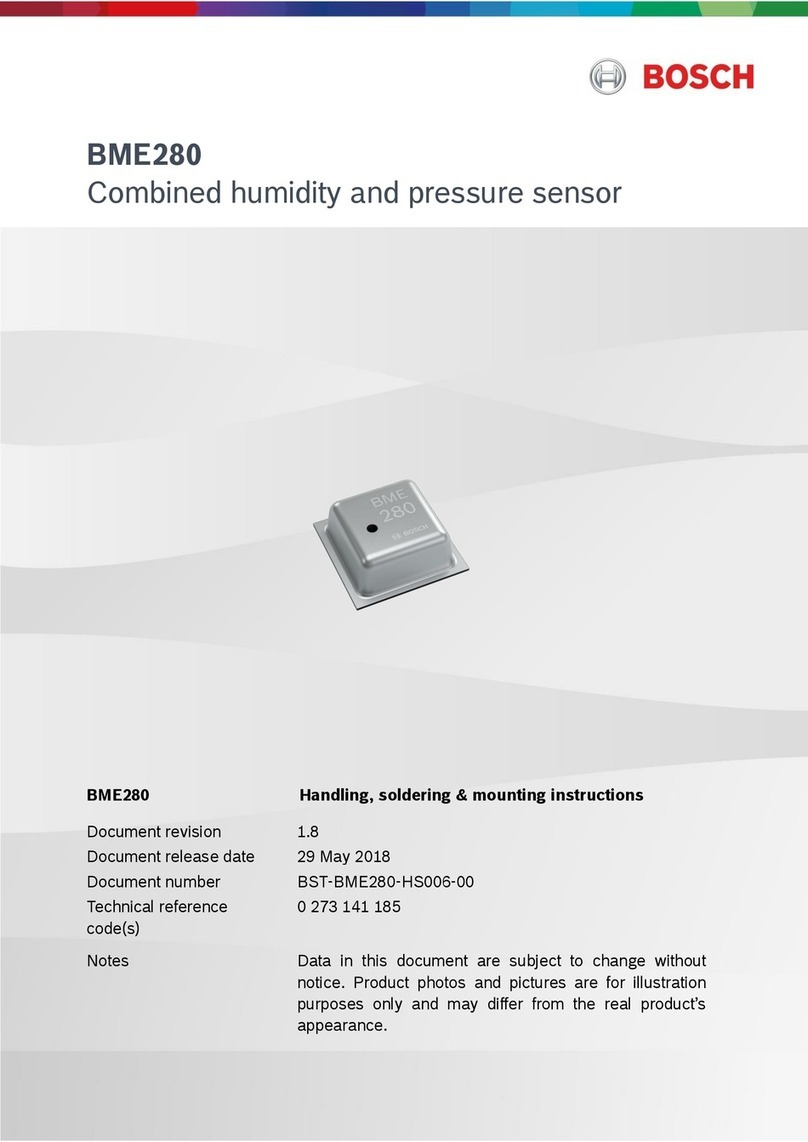 Bosch BME280 Mounting instructions