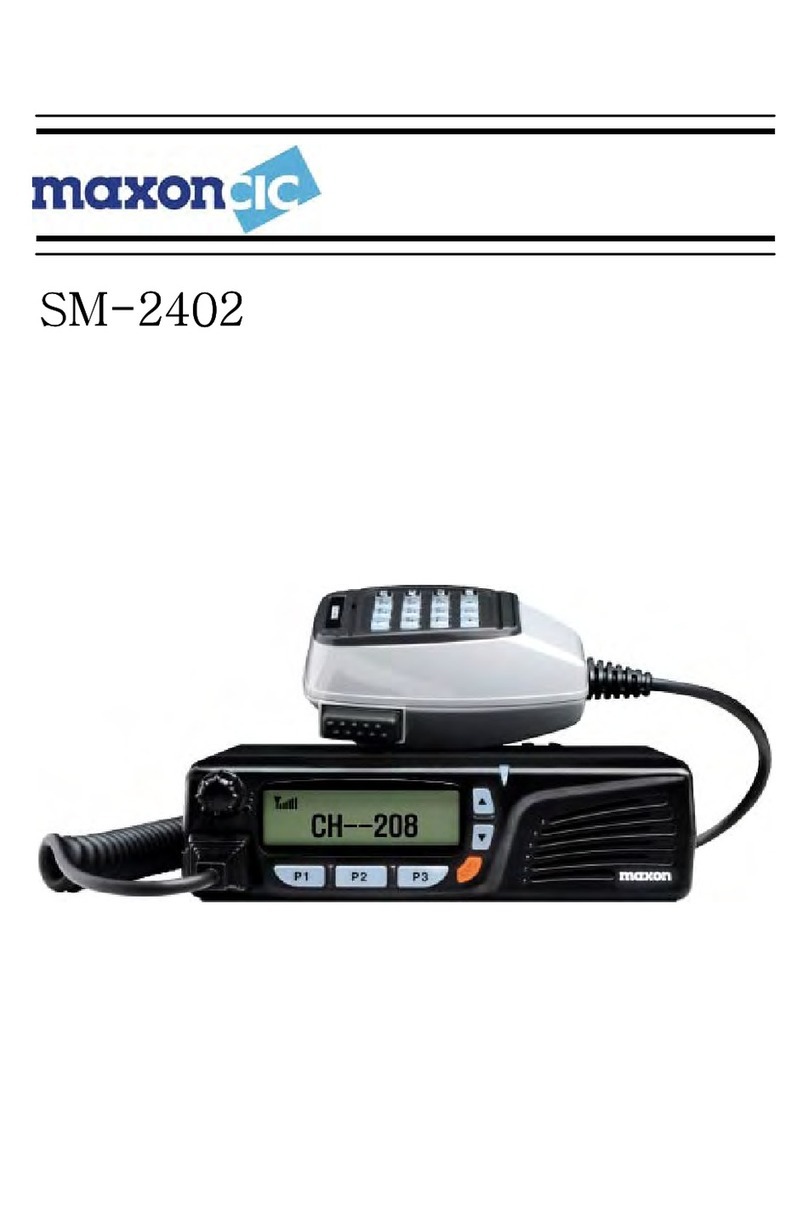 Maxon SM-2402 manual
