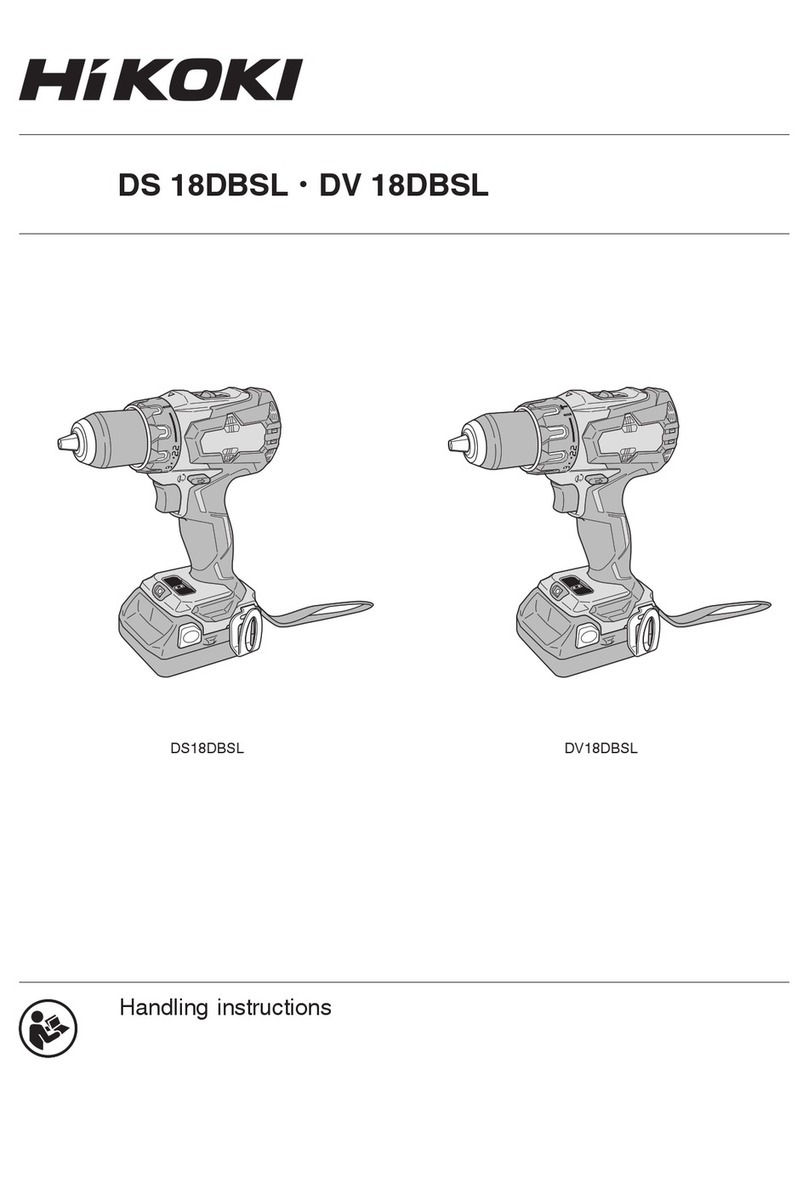 HIKOKI DS 18DBSL User manual