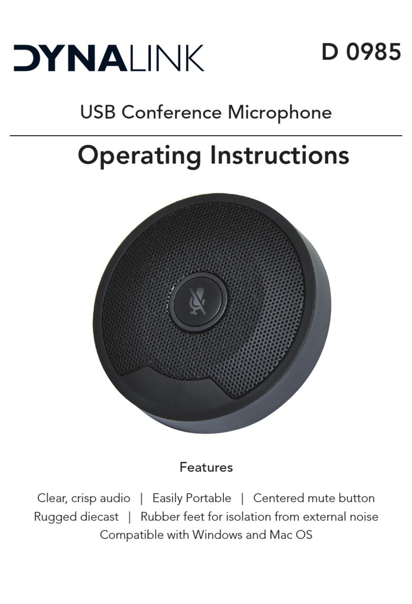 Dynalink D 0985 operating instructions