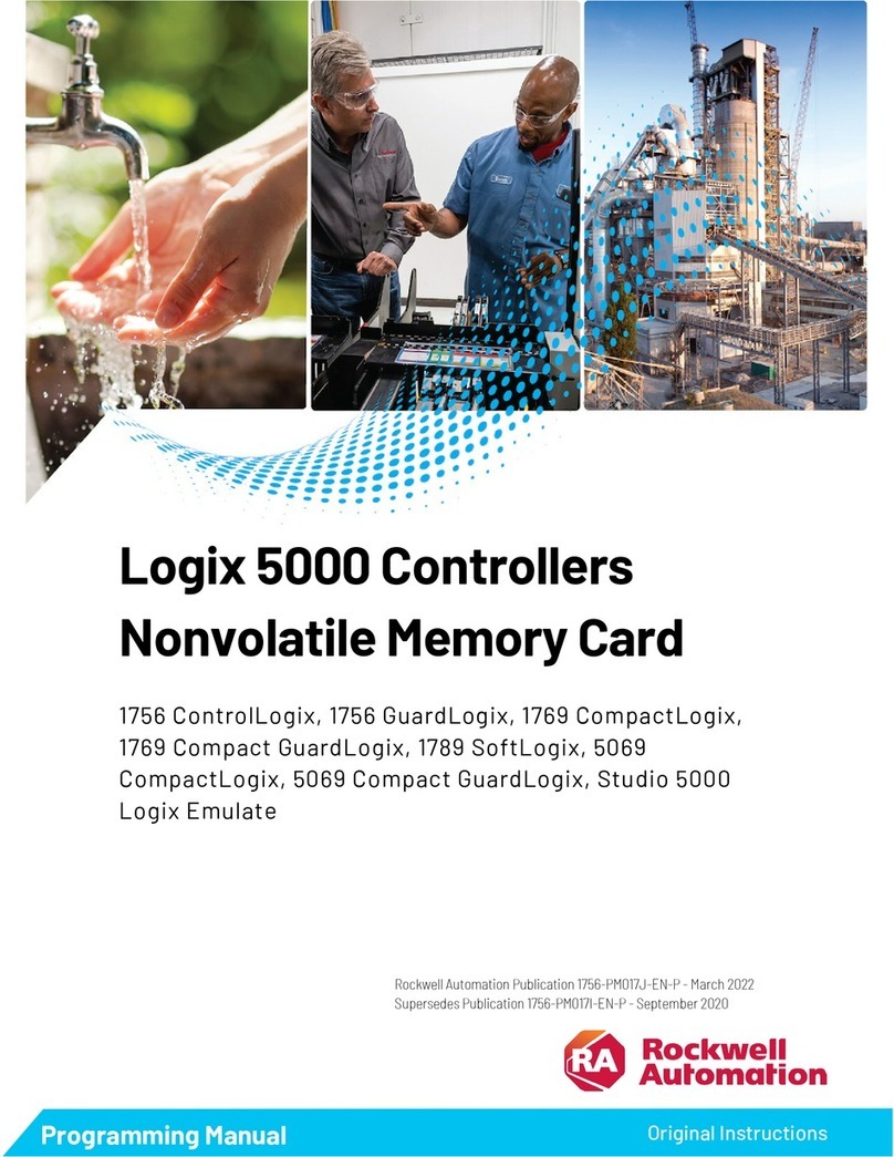 Rockwell Automation Allen-Bradley Logix 5000 Series Programming manual