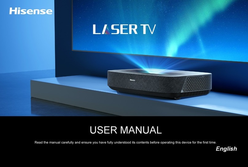 Hisense LASER TV 90L5HE User manual