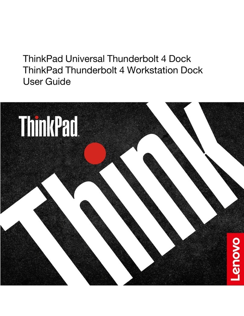 Lenovo ThinkPad Thunderbolt 4 Workstation Dock user guide