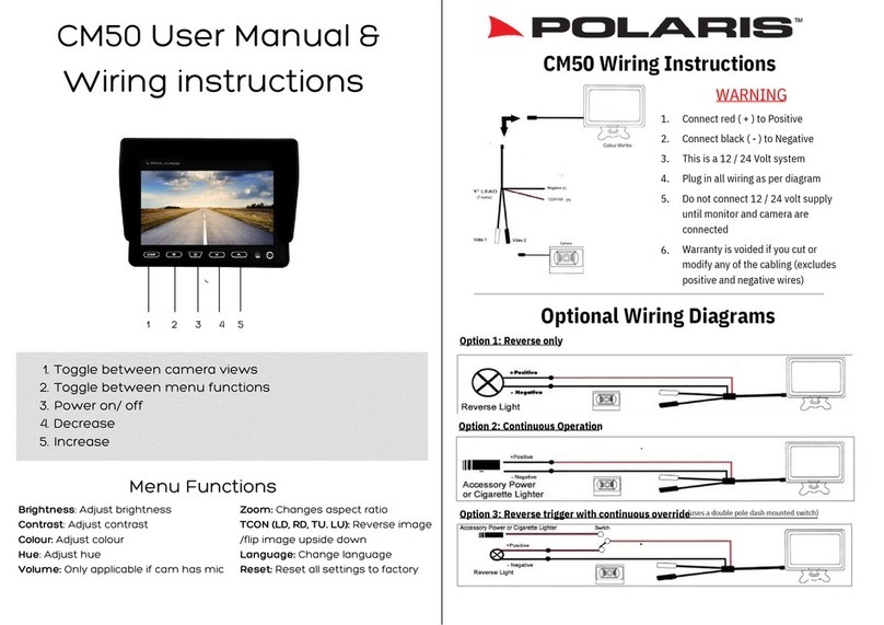 Polaris CM50 User manual