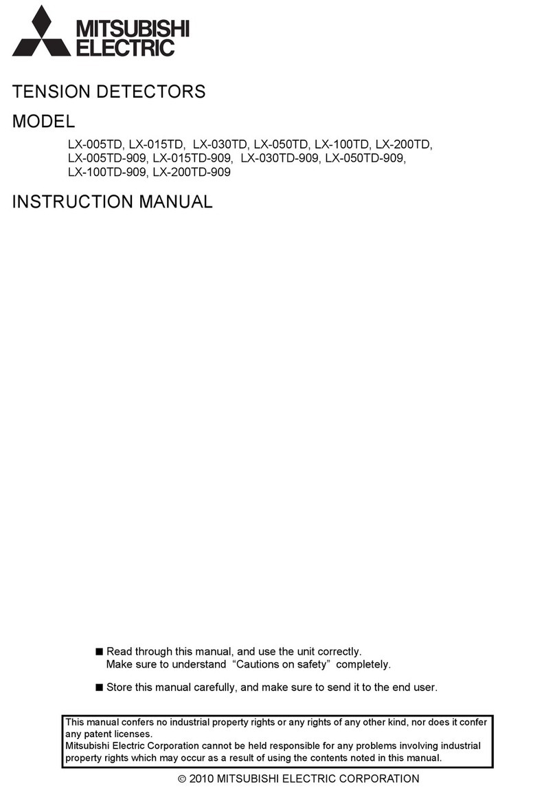 Mitsubishi Electric LX-005TD User manual Mitsubishi Electric LX-005TD User manual