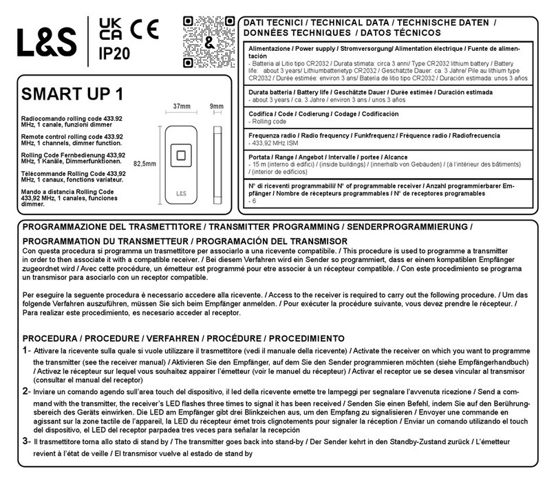 L&S SMART UP 1 User manual