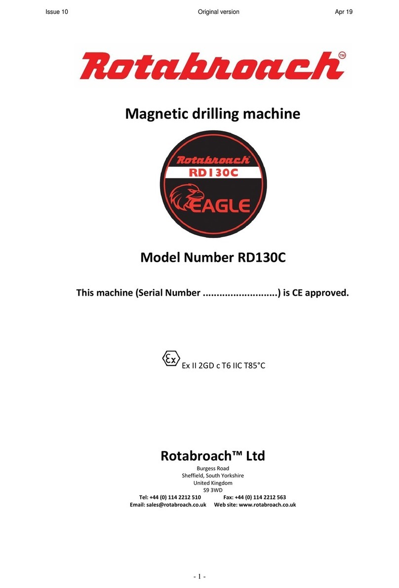 Rotabroach RD130C User manual