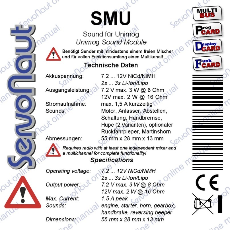 Servonaut SMU User manual