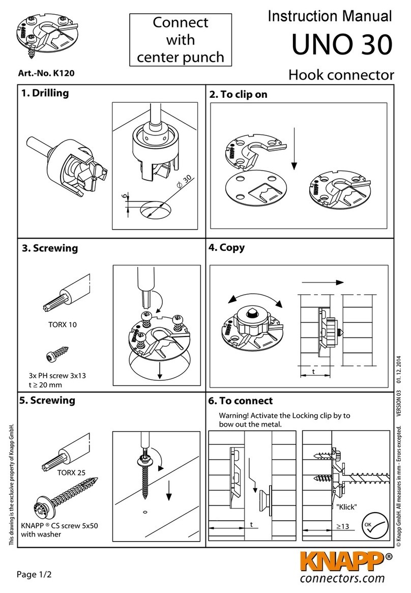 knapp UNO 30 instruction manual