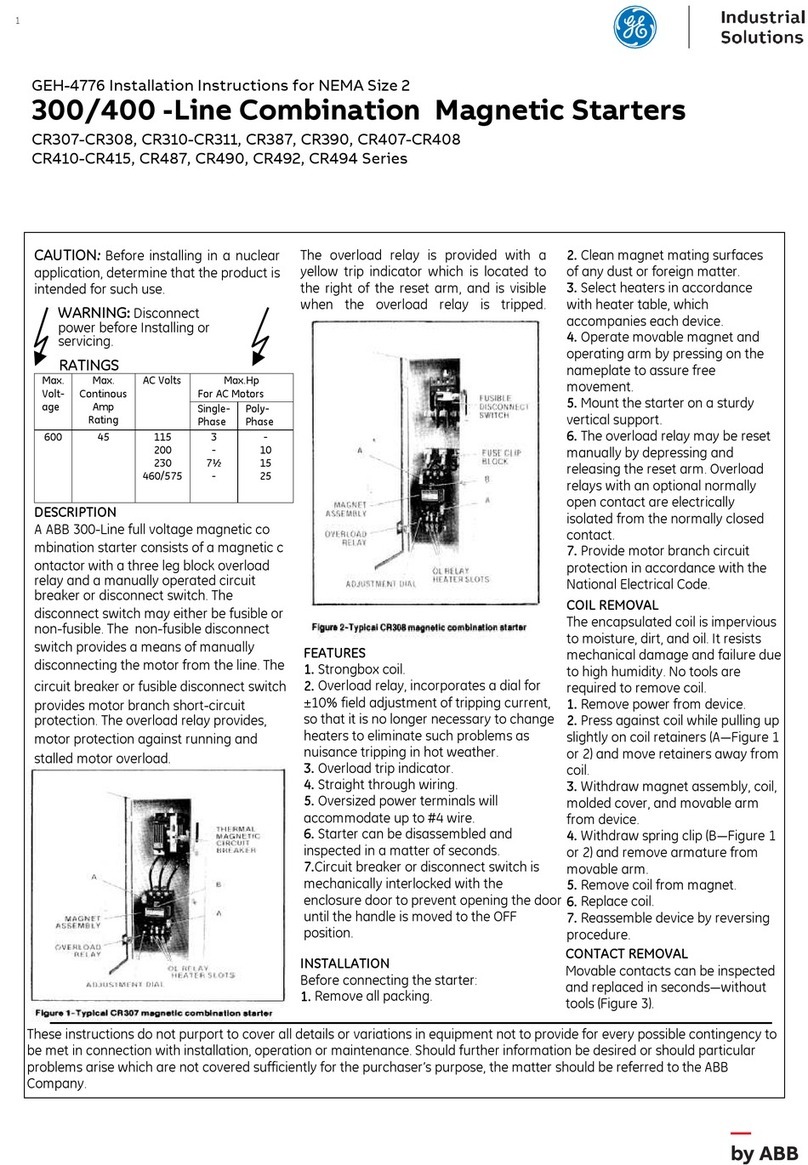 GE 400 Series User manual