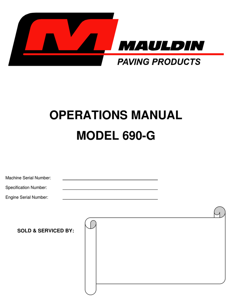 Mauldin 690-G Operation manual Mauldin 690-G Operation manual