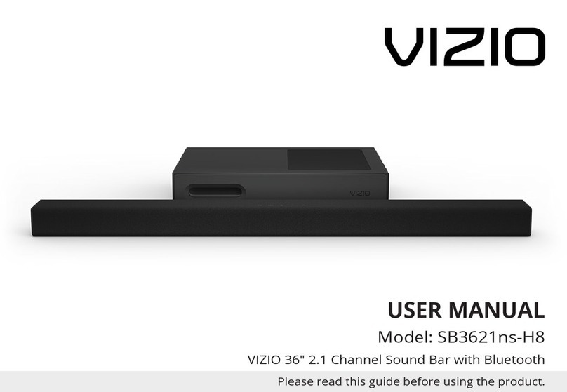 Vizio SB3621ns-H8 user manual