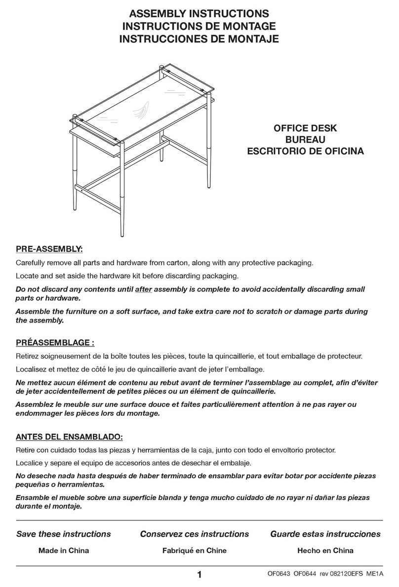 Hudson & Canal OF0643 Assembly instructions
