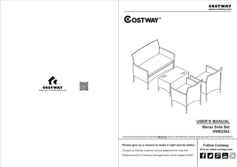 Costway Merax HW62362 user manual Costway Merax HW62362 user manual