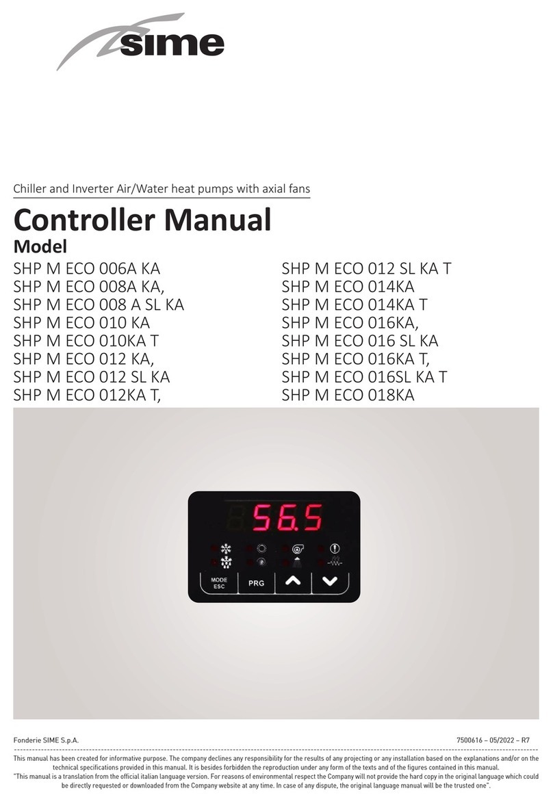 Sime SHP M ECO 006A KA User manual